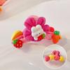 Presilha Fofa Pequena para Cabelo Infantil Pinça para Cabelo de Menina para Parte de Trás da Cabeça Penteado Desarrumado Acessórios de Cabelo Pinça Tubarão Princesa