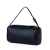 2026 Bolso Cruzado de Cuero de Alta Calidad para Mujer Bolso de Mano de Moda Bolso de Cuero Genuino de un Solo Hombro Debajo de la Axila Bolso Cilindro Mini