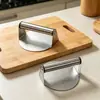 Prensa para Hotcakes de Acero Inoxidable para Uso Doméstico, Fabricante de Hotcakes Presionado a Mano, Prensa para Tortillas de Cebolleta, Plancha de Barbacoa Presionada a Mano, Prensa para Calamares, Venta al por Mayor
