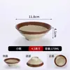 Cuenco Doble Felicidad Retro Vintage de Arcilla Cuenco Pequeño para Platos Uso Comercial Restaurante de Hot Pot Cuenco Pequeño para Servir Cuenco para Condimentos Cuenco para Arroz