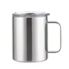 Caneca Amazon 12oz Copo Térmico de Aço Inoxidável de Camada Dupla com Alça Pintada por Spray Caneca de Escritório Copo Térmico Portátil