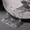 Pegatinas para Uñas Serie Mariposa, Calcomanías de Uñas Coloridas con Luz de Concha, Decoración de Pegamento de Tira de Relieve de Celebridad de Internet al por Mayor