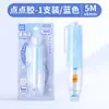 Pluma de Pegamento en Punto Giratoria de 360 Grados para Estudiantes, Pluma de Presión Estilo Ins para Diario, Alta Viscosidad, Cinta de Pegamento Curva de Gran Capacidad