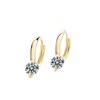 Brinco Pequeno Celebrante da Internet Flash Diamante Curto Argola de Orelha Moda Feminina Estilo Coreano Flash Diamante Fivela de Orelha Brinco Pendente Fivela de Orelha