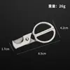 Herramientas Cortadoras de Cigarros al por Mayor, Tijeras para Cigarros de Acero Fino con Acabado Cepillado de Metal Acero Inoxidable, Cortador de Cigarros de Cabeza Redonda de Doble Filo Accesorios