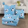 Colcha Almohada para Dormir, Almohada Plegable Multifuncional para Coche, Colcha de Aire Acondicionado para Coche de Doble Uso, Colcha de Verano Refrigerante Dos en Uno