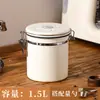 Granos de Café, Café en Polvo, Recipiente Sellado para Productos Secos, Acero Inoxidable 304, Válvula de Liberación de Aire, Recipiente Hermético de Almacenamiento, Recipiente de Conservación, Transfronterizo