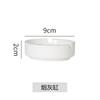 Conjunto de Louça de Jantar Cerâmica Europeia Simples Utensílios Domésticos Tigelas e Pratos com Borda Dourada Panela de Sopa Serviço de Mesa de Hotel Talheres de Porcelana Combinação Livre