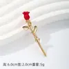 Broche de Moda para Mujer de Alta Gama Listo para Enviar con un Tacto Lujoso, Estilo Minimalista de Nicho, Elegante Pasador para Ropa, Accesorio para Traje