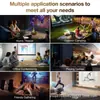 Bestseller transfronteiriço: Projetor para jogos HCS350MAX 4K com WiFi 6 e sistema Android, um projetor portátil para uso doméstico
