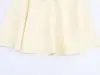 Vestido de Lana Elegante de Manga Larga con Cuello Redondo para Mujer, Estilo Europeo y Americano, Verano 2025 9545