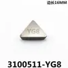 Lâmina de Corte de Liga Dura Yt15 Yw1 Yw2 Yg8 4160511 3130511 Xc161008