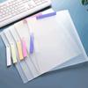Carpeta de Papel Giratoria de Doble Varilla Giratoria A3 Carpeta Específica para Estudiantes Clip de Varilla Oscilante Carpeta de Almacenamiento de Oficina Colorida