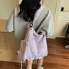 Bolsa Tote Doce da Moda Casual de Grande Capacidade 2025 para Mulheres, Bolsa de Ombro Simples e Elegante para o Dia a Dia
