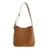 Bolsa Tote Simples Transfronteiriça para Mulheres 2025 Inverno Nova Tendência Grande Capacidade Luxo Leve Retro Versátil Ombro Transversal