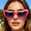Nuevas Gafas de Sol de Moda con Forma de Corazón para Hombre y Mujer, Estilo Europeo y Americano para Fiesta, en Stock