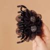 Pinza de Solapa Explosiva de Diamante Completo para Recoger el Cabello de la Parte Posterior de la Cabeza Pasador de Temperamento Especial Accesorio para el Cabello Versátil Pinza para el Cabello Accesorios para el Cabello