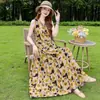Novo vestido feminino de algodão e seda, colete sem mangas para mães, elegante e de alta qualidade, requintado vestido longo de verão para férias na praia