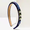 Diadema He Ming Diadema Barroca Retro Europea y Americana Completa de Diamantes para Mujer, Exquisito Diseño de Abeja de Gama Alta, Accesorio de Peinado de Lujo para Fiesta de Graduación