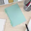 Cuaderno Desmontable de Hojas Sueltas B5 Amigable con la Mano Espiral Simple para Estudiantes Universitarios, Estudiantes de Secundaria y Estudiantes de Preparatoria