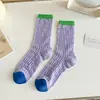Meias Femininas Tubo com Recorte Prismático (Costuradas à Mão 5A Antibacterianas)