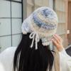 Nova alta qualidade de pelúcia cor balde chapéu coreano feminino quente orelha proteção lã chapéu moda bacia de viagem chapéu