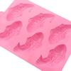 Venta al por mayor Spot Kuaishou Hielo Molde de Silicona de 6 Piezas Pez Carpa Molde de Pastel de Silicona Molde de Yeso Molde de Grado Alimenticio