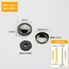 Cubierta decorativa para uñas espejo anuncio placa acrílica para uñas tapa fea para uñas tapa decorativa tornillo de expansión para uñas de cristal uñas fijas