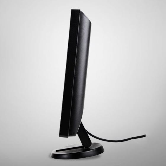 监视器的应用工作化境可能比较恶劣,这就要求监视器的可靠性和稳定性更高.不能与电视机相比较,在设计上,显示器的电流、功耗、温度及抗电干扰、电冲击的能力和宽度以及平均故障使用时间均要远大于电视机，同事显示器还必须使用全屏蔽金属外壳确保电磁兼容和干扰性能