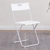 Silla Plegable Hogar Moderno Celebridad de Internet Silla de Plástico para Fotos Dormitorio Oficina Reunión Capacitación Exterior Silla con Respaldo Taburete