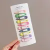 Pinza lateral fresca y dulce en forma de estrella, pinza para el cabello de alta gama estilo dopamina, accesorio para el cabello de pinza para flequillo exquisito y simple