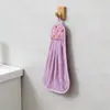 Toalla de Mano para Cocina Montada en la Pared de Felpa de Coral Extra Grande Extra Gruesa Paño para Secar Manos de Baño Paño Súper Absorbente Paño para Lavar Platos