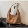 Bolso Tote Casual Transfronterizo de Otoño e Invierno de Gran Capacidad de Cuero Suave 2024 Nuevo Moderno a la Moda Versátil de Hombro Sobaco para Mujer
