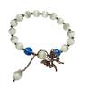 Pulsera Ojo de Gato Natural Mariposa Pulsera Nicho Pulsera de Cristal Natural Venta al por Mayor Pulsera de Puesto Lujo Ligero y Alta Gama