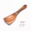 Suministro transfronterizo de letras de pala de madera que quieren pensar Juego de cuchara y pala de cocina de madera Espátula coreana Espátula de cocina de teca antiadherente