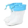 Cubiertas de Algodón Gruesas para Zapatos de Lluvia Infantiles, Cubiertas de Algodón Cálidas para Botas de Lluvia de Bebés, Niños y Niñas, Forro Interior para Zapatos de Agua, Cubiertas para Botas de Agua Infantiles Pequeñas y Medianas
