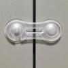 Cerradura de Seguridad Transparente para Niños Transfronteriza, Protección para Manos Anti-pellizcos, Cerradura Extensa para Cajones, Cerradura para Puertas de Gabinetes, Cerradura para Refrigerador, Cerradura Transparente de Doble Apertura