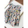 Vestido de Verano Fresco de Algodón con Mangas Cortas de Mosca para Niños, Vestido Fino Vic para Niñas