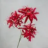 Lirio Araña Artificial, Malvavisco Araña y Agapanto Flor de Decoración para Bodas Arreglo Floral Flores Artificiales Decoración para Bodas y Hogar