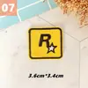 Adesivos de Bordado Autoadesivos Divertidos com Tema de Jogo. Adesivos DIY para Diários, Computadores, Celulares e Decoração de Roupas. Atacado Transfronteiriço