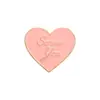 Novo Clube de Comédia Desenho Rosa Amor Broche de Lapela Geométrico Mais Fácil de Combinar Insígnia com Texto em Inglês