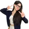 Cardigan de Punto Suave Glutinoso Versátil de Principios de Primavera 2025 Nuevo para Mujer Base Otoño e Invierno Color Sólido Estilo Coreano