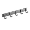 Ganchos Adhesivos de Aluminio Espacial, Colgadores Fuertes de Pared, Ganchos sin Taladro para Cocina, Inodoro, Baño, Detrás de la Puerta, Pared, Perchero