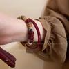 Nueva Pulsera de Cuentas Pixiu Chinoiserie Lujo Accesible Nicho Exquisita Pulsera de Estilo Nacional para Mujeres 2025 Nuevo Estilo Caliente Joyería de Mano
