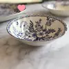 Plato para Bistec de Cerámica Azul y Blanco con Esmalte Interior Estilo Occidental Original Británico Jbs, Plato de Cena, Bol para Postre para Uso Doméstico
