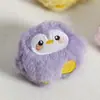 Nova decoração de broche de pelúcia de pinguim de desenho animado, acessório de vestuário, pequeno pingente de pelúcia, componente de acessório