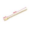 Cadena de cola con cola K18, accesorios de joyería de acero inoxidable, collar, pulsera, cadena extendida, accesorios de cadena de extensión en stock