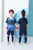 Traje para Hombre y Mujer Moda Ropa de Equipo de Entrenamiento Juegos de Equipo para Niños y Adultos Deportes de Verano Camiseta de Fútbol de Manga Corta FB05