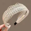 Elegante diadema de ala ancha para mujer, nuevo modelo 2026, diseño de copa alta, adecuada para lavarse la cara, uso diario, accesorio de pelo versátil