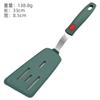 Utensilios de Cocina de Silicona Verde Oscuro Mango de Acero Inoxidable Espátula para Freír Espátula Perforada Utensilios de Cocina Espátula para Cocinar Espátula de Silicona para Sartén y Olla